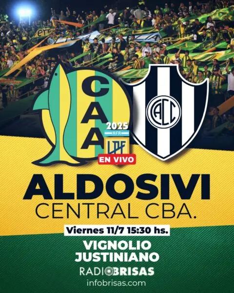 Aldosivi Vs. Central Córdoba de Santiago del Estero con relato de Eduardo Vignolio - Diario Criterio Online