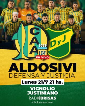 Aldosivi Vs. Defensa y Justicia con relato de Eduardo Vignolio
