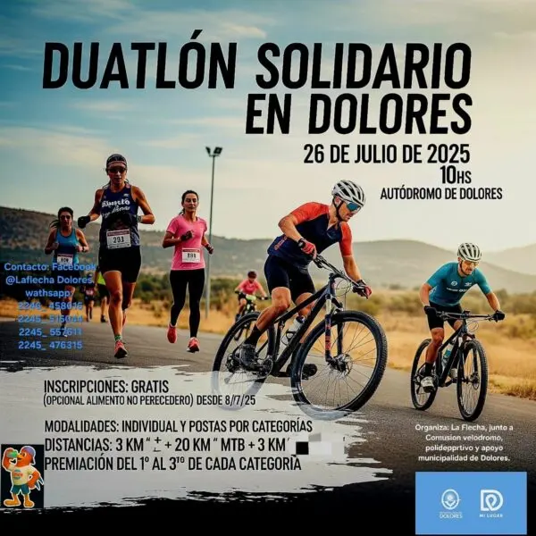 ¡duatlón solidario en Dolores! - Diario Criterio Online