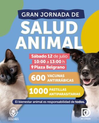 BIENESTAR ANIMAL: JORNADA DE VACUNACIÓN ANTIRRÁBICA Y CASTRACIÓN EN PLAZA BELGRANO