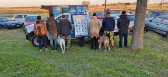 Caza con perros: seis infraccionados en Lomas de Salomón