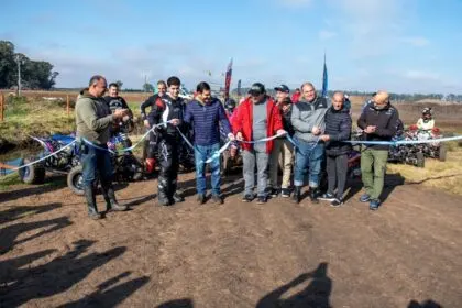 EL INTENDENTE JUAN PABLO GARCÍA INAUGURÓ LA PISTA DE MOTOCROSS Y ATV CROSS EN EL COMPLEJO DEPORTIVO MUNICIPAL