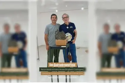 ADRIÁN BROWN RECORRIÓ EL NUEVO MUSEO BRUGHETTI CASTAGNINO JUNTO AL INTENDENTE JUAN PABLO GARCÍA