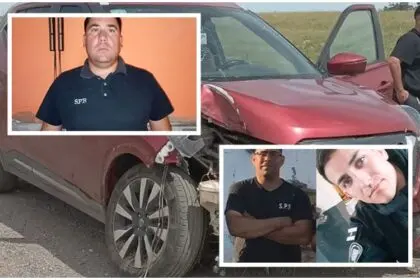Penitenciarios, dos de ellos oriundos de Dolores, asistieron a un conductor accidentado en la ruta 2
