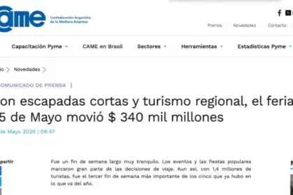 POR PRIMERA VEZ, CAME DESTACÓ A DOLORES Y A LA FIESTA DE LA TORTA ARGENTINA ENTRE LOS DESTINOS TURÍSTICOS DEL PAÍS