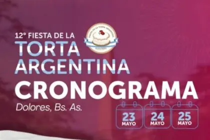 CRONOGRAMA DE LA FIESTA DE LA TORTA ARGENTINA 2026