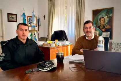 EL INTENDENTE RECIBIÓ A DIEGO FARÍAS, EL NUEVO DIRECTOR DE LA UNIDAD PENITENCIARIA N° 6