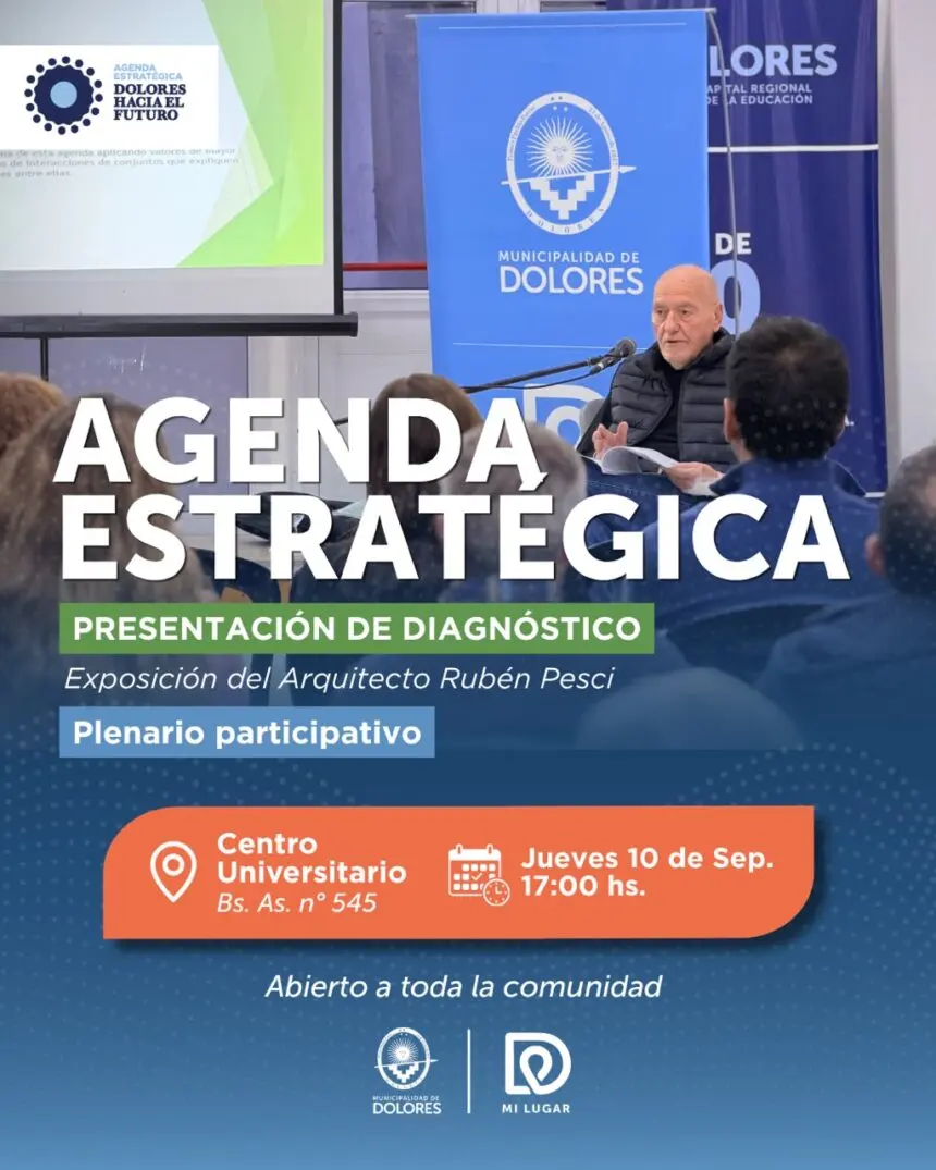 Dolores hacia el futuro: nuevo encuentro para debatir nuestro modelo de ciudad - Diario Criterio Online