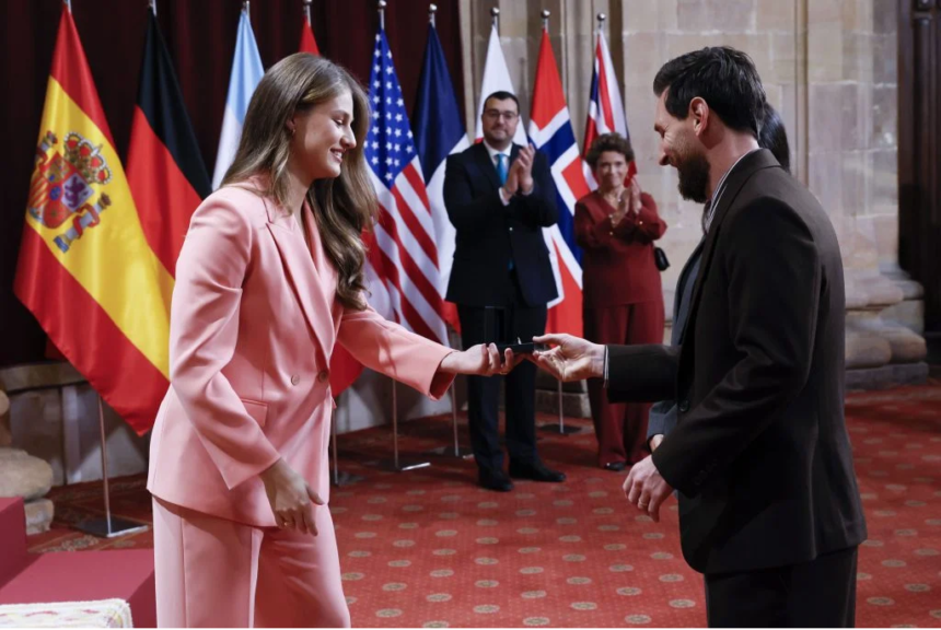 Lionel Messi recibió el Premio Princesa de Asturias por su trayectoria y compromiso solidario - Diario Criterio Online