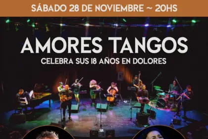 AMORES TANGOS festeja sus 18 años en Dolores - Diario Criterio Online