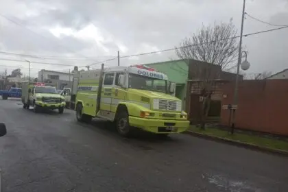 INCENDIO EN UNA VIVIENDA DE CALLE LAMADRID DE DOLORES